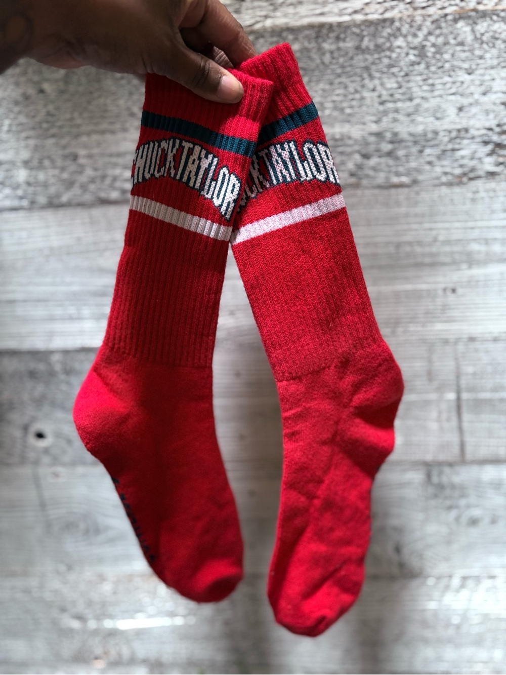 3/$30 | Converse | NWOT Chuck Taylor Half-Cushion Crew Socks - Men's 6-11, Red